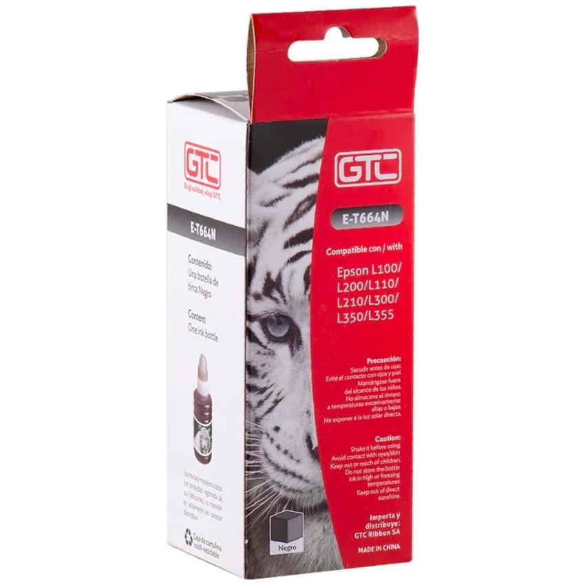 Tinta Gtc Compatible Para Epson E T N Negro